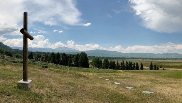 The St. Benedict's Monastery cemetery with the gravestones of monks from the community, as seen in 2018. The new owner has promised to allow family members visitation privileges. (Photo courtesy of Monica Costello)